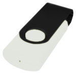 Twister USB-muistitikku mustalla klipsillä MyHappyLogo