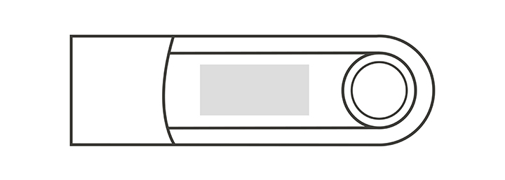 USB-Lux muistitikku My Happy Logo Printing Layout